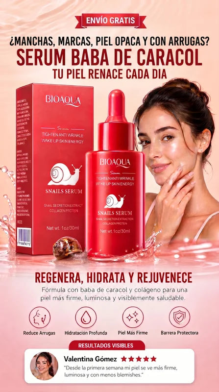 BIOAQUA - Serum de Baba de Caracol